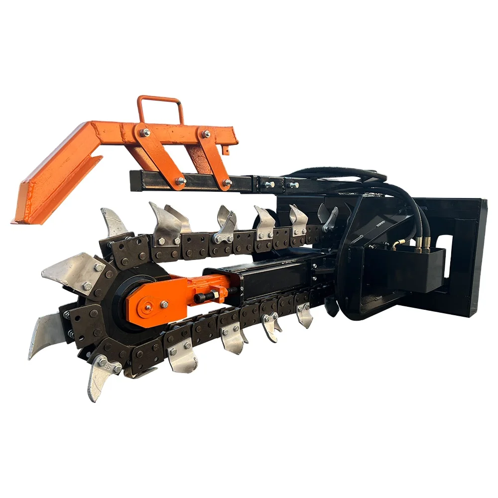 Agricultural Machine Farm Parts Chain Trencher Parts Skid Steer Attachment Trencher