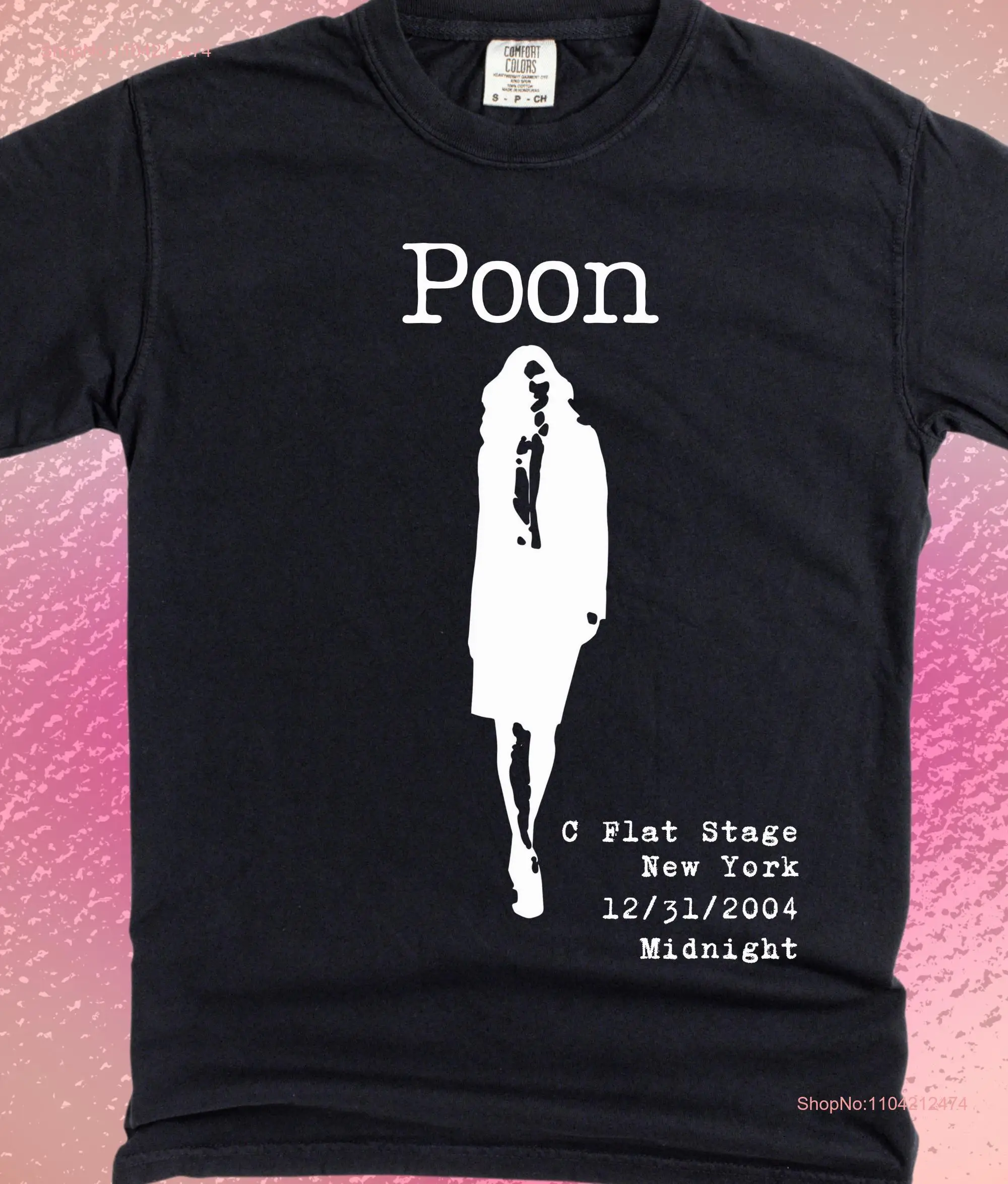 

Футболка Poon a true Band с драгоценными камнями, окрашенная пигментом, от глубоких инди, под землей, с длинными или короткими рукавами