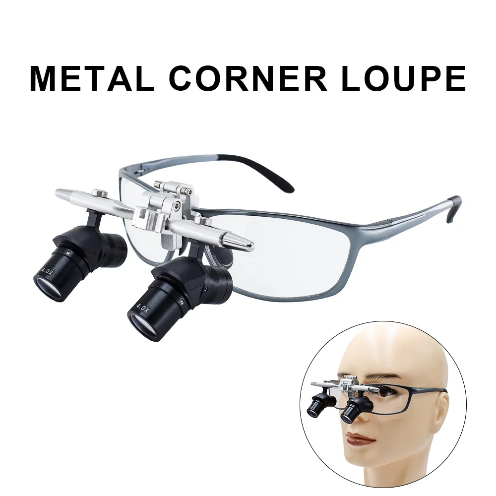 حلقات جديدة جميع المعادن 48 °   عدسات زاوية، عدسات جراحة الأسنان والفم، عدسات مريحة مجال رؤية واضح اختياري 4.0