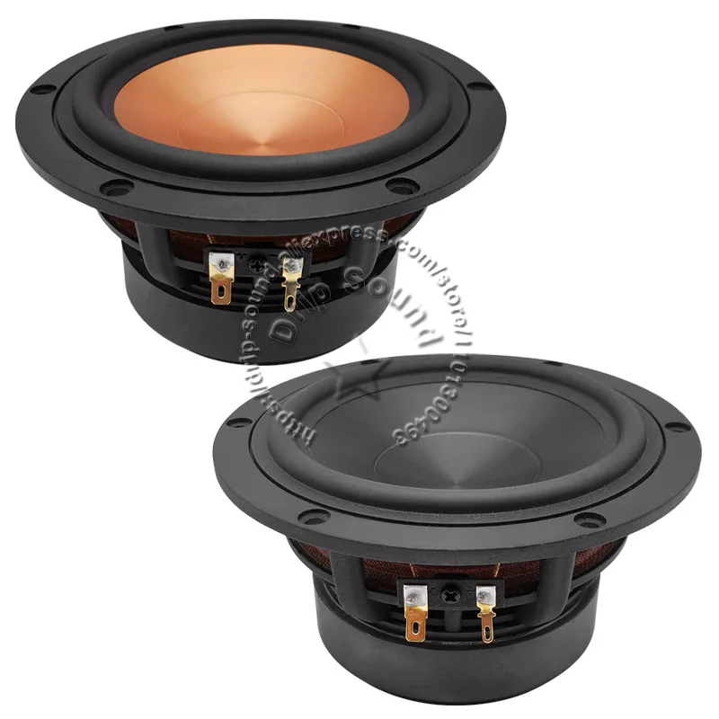 6 Inch 4/8Ohm 25W/40W Hi-Fi Mid-Bass Driver Audio Speaker Midrange-Woofer Loudspeaker Aluminum Ceramic Cone Basin 152mm/5.98