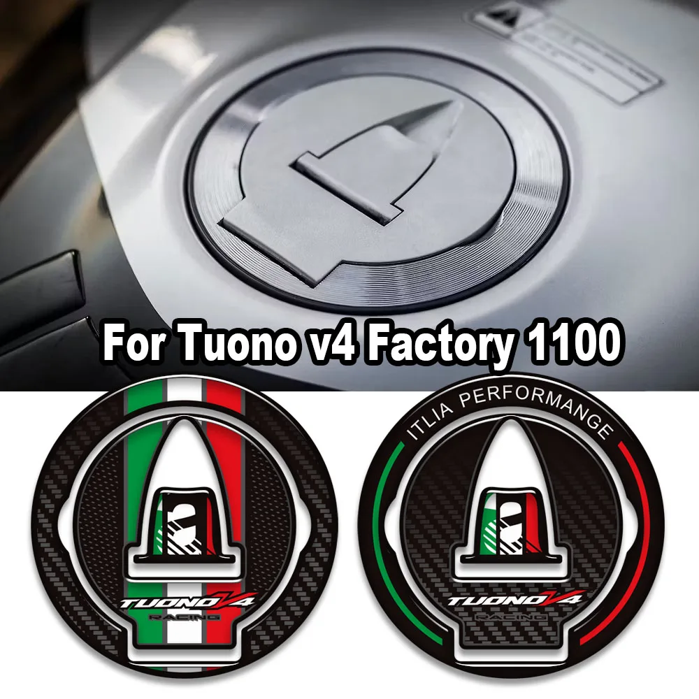 

Motorcycle For Aprilia Tuono v4 Factory 1100 Tank Pad Cap TankPad Grips Gas Fuel Kit Knee Stickers Decals Protector 2021 - 2026
