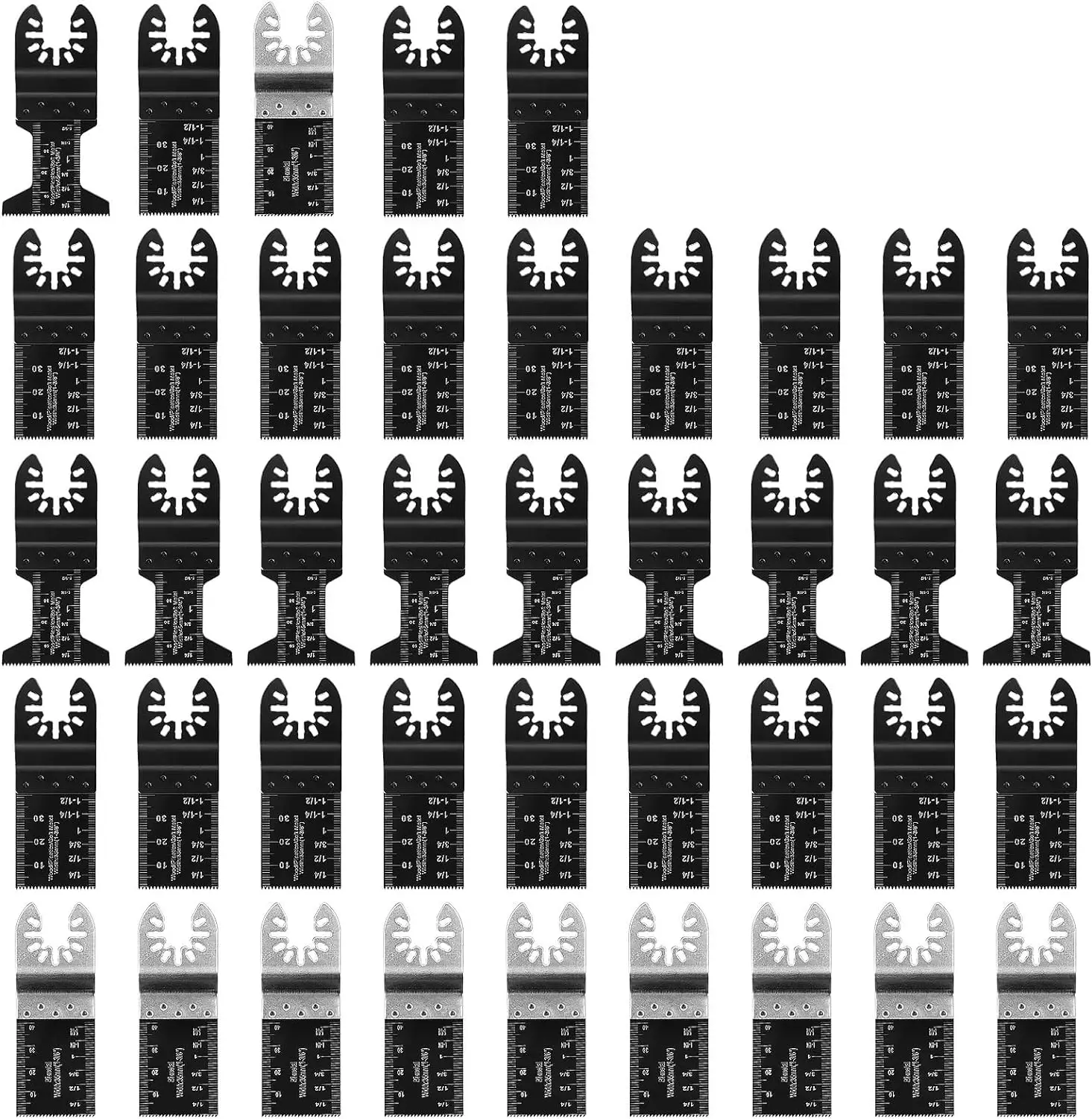 50x Oscillating Multi Tool Saw Blades Sets Metal Carbide Blade For Makita Dewalt