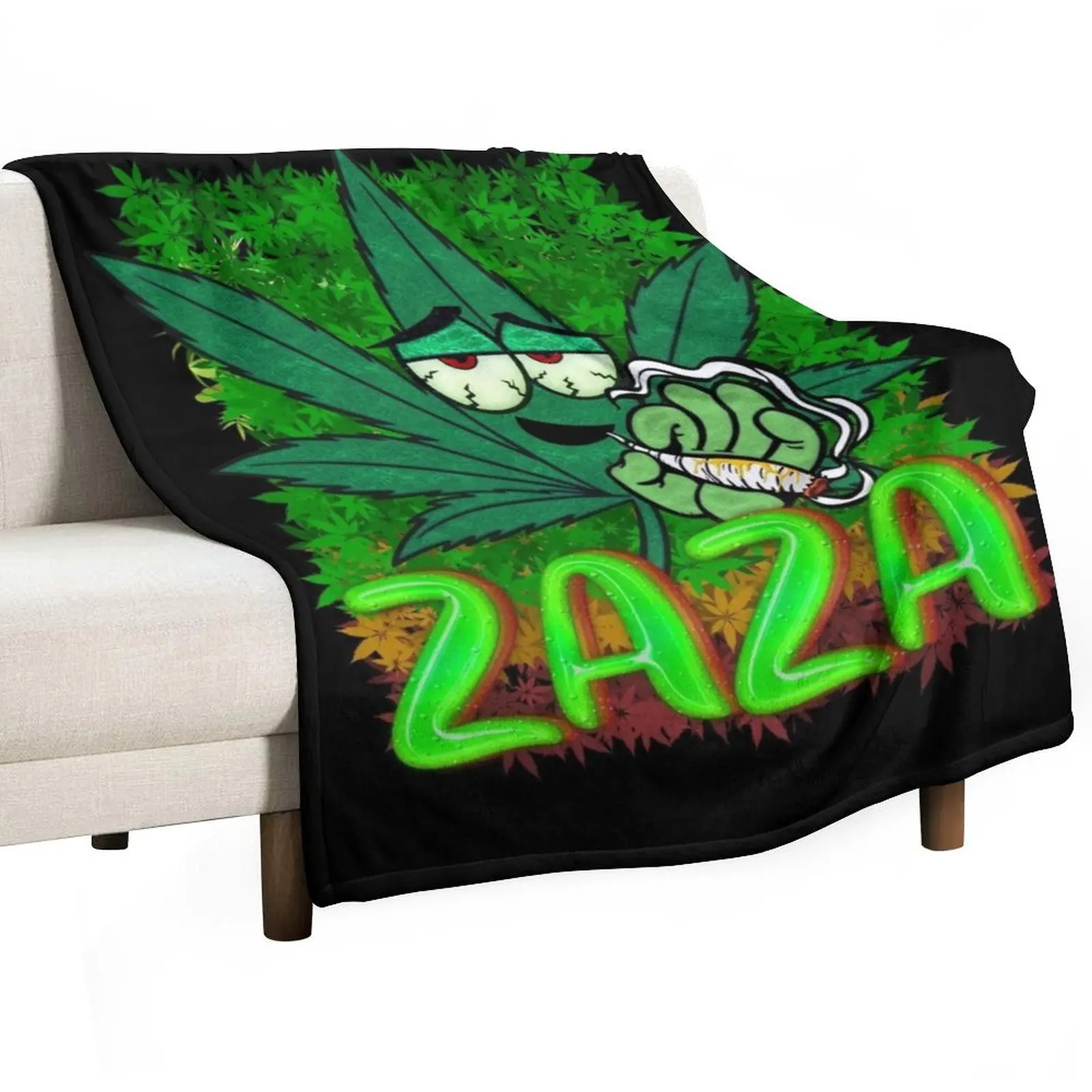 ZaZa Weed Throw Blanket anime Winter beds heavy to sleep Decorative Beds Blankets