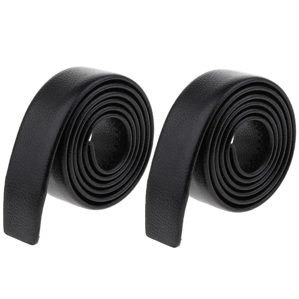 

2-pack Men's Replacement Automatic Leather Belts Belt Straps Belts Without