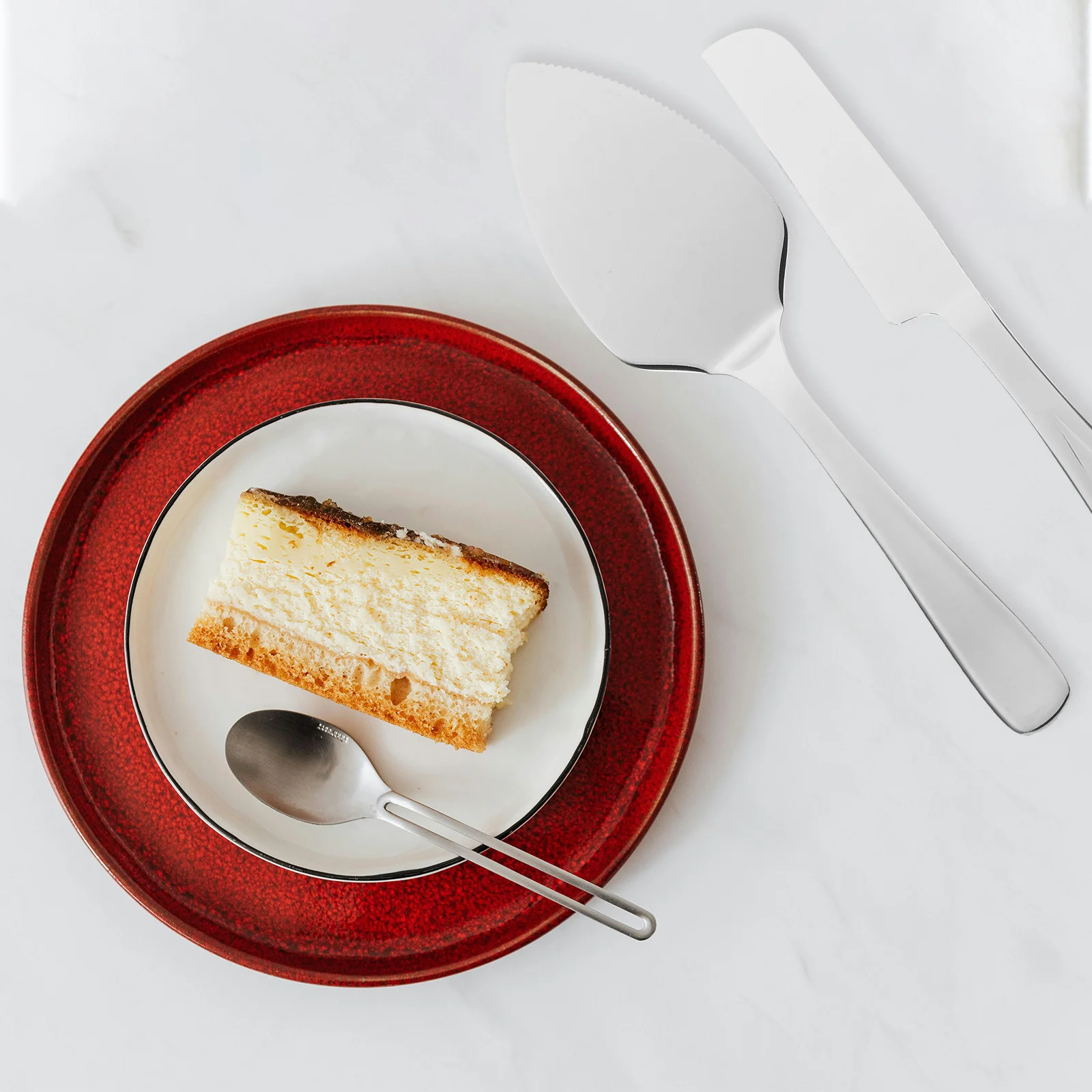 

Cake Cutter and Server Set Stainless Steel Elegant Design for Cakes Pizza Kitchen Baking Supplies