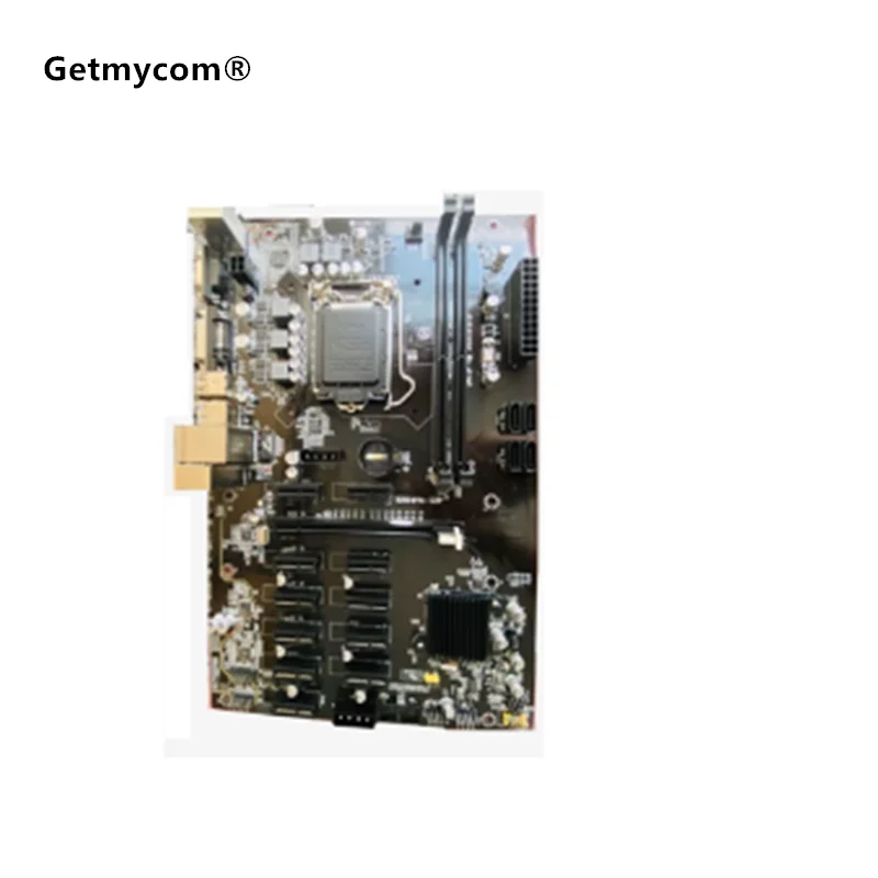Getmycom B250 BTC-12P B250 BTC 12P 12PCIE 12GPU LGA 1151 DDR4 ATX BTC Mining Motherboard replace TB250-BTC PRO H81 BTC PRO TB85
