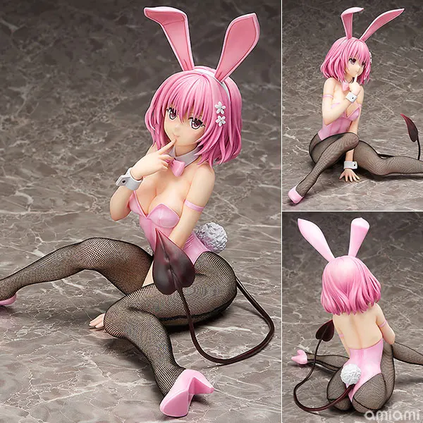 Irelia H Store To LOVE Momo Belia Deviluke Cosplay momo cosplay costume Bunny girl costume private shoot jumpsuit image 3