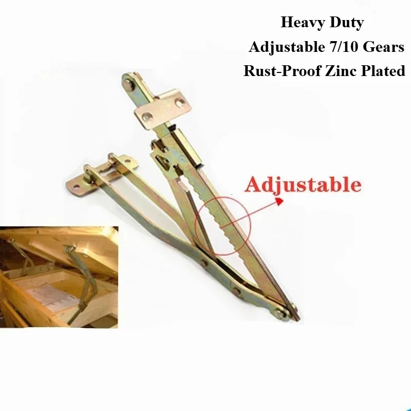 1pcs Heavy duty Hinge Adjustable Angle Lift Sofa Bed Headrest Hinges Massage Table Support Frame Mechanism Furniture Hardware