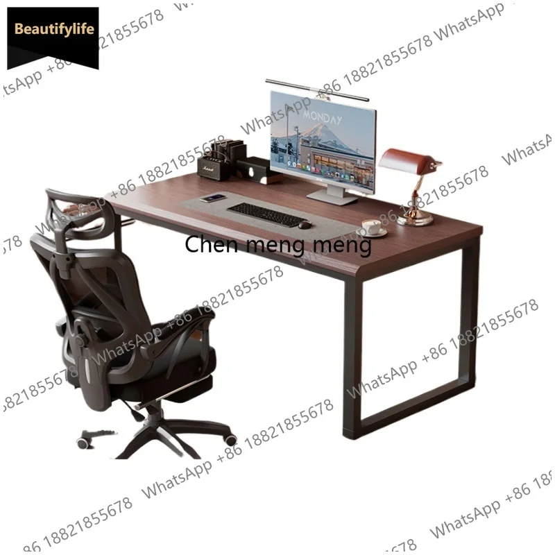 c139 Minimalist Bedroom Office Desk Two Person Standing Design Unique Office Desk Computer Gaming Escritorio Esquinero Furniture