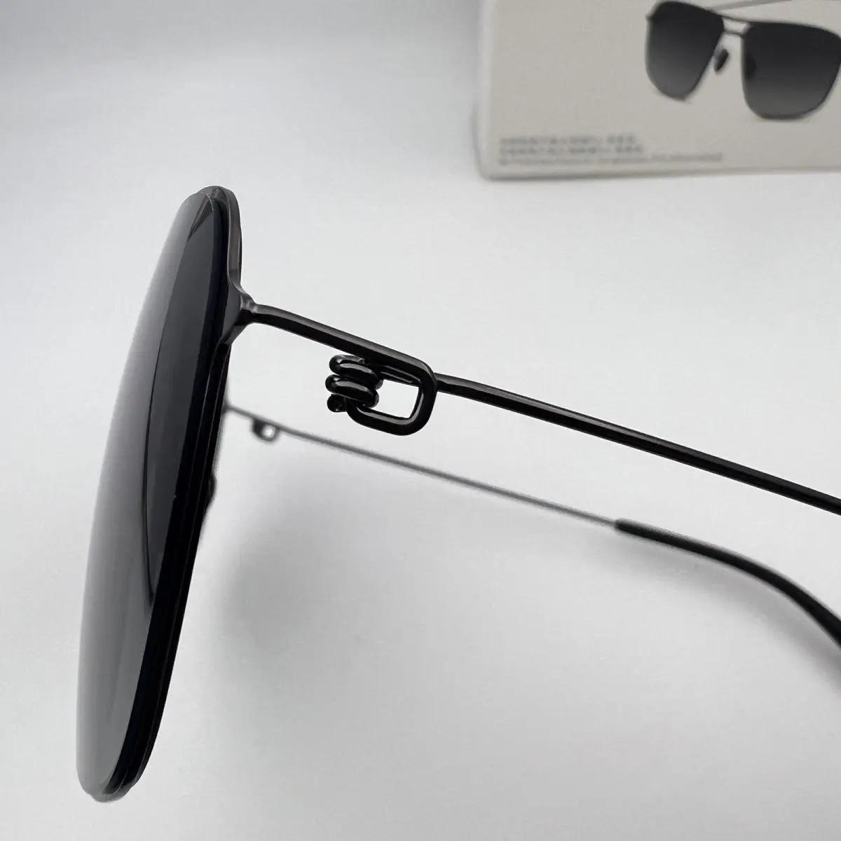 Original xiaomi mijia Gradient grey Authentic sunglasses Fishing Driving Pilot Driving sunglasses /Classic square frame mirror