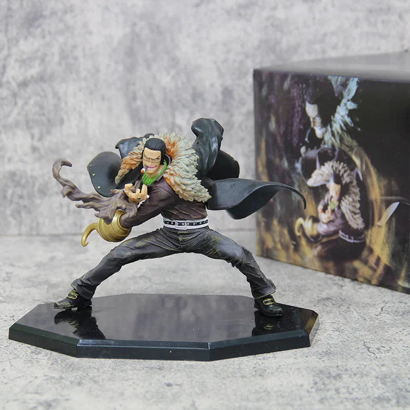 13cm Crocodile One Piece Pvc Anime Figure Series Old Sand King Shichibukai Standing Pose Anime Model Collectiblechassis Ornament