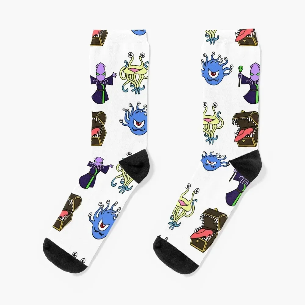 

Classic DND Beasties - 4 PACK!!! Socks retro kids new year christmass gift Socks Female Men's