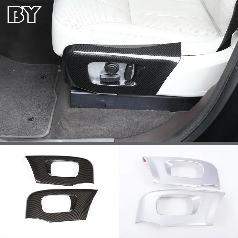 

2 шт. для Land Rver Discovery 5 L462 LR5 2017-18 Range Rover Velar RR Sport 2018 ABS боковая крышка автомобильного сиденья, накладка на рамку