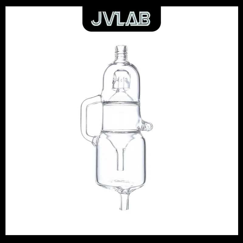 

Gas Liquid Separator Threaded Mouth Straight Mouth Boro3.3 Distillation Purification Filtration Reaction JVLAB