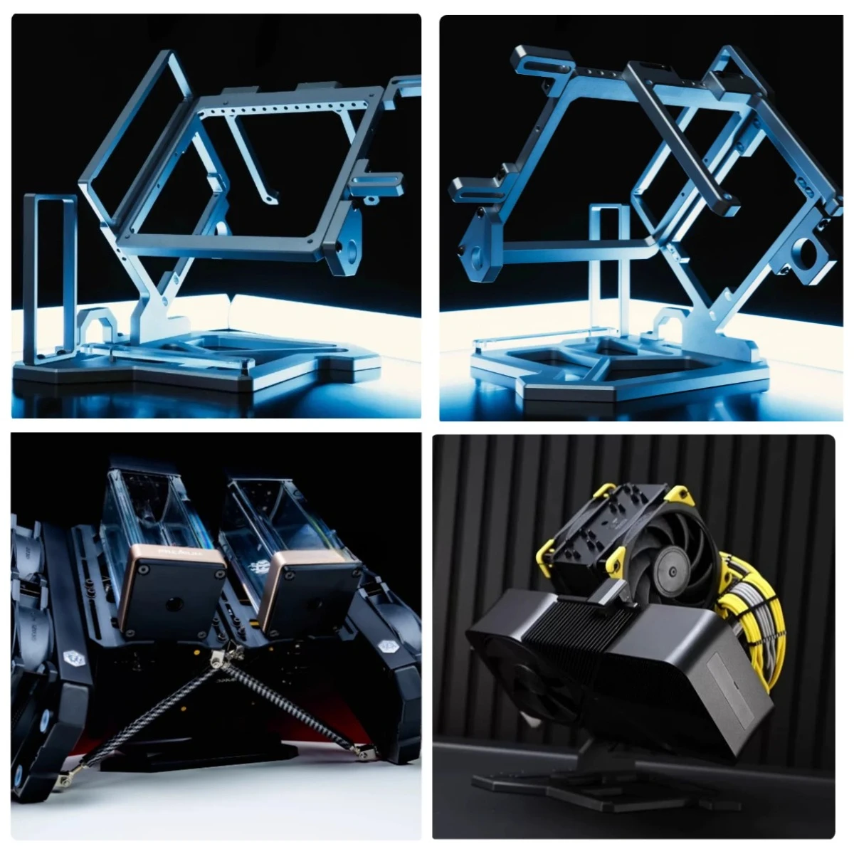 A45 Open Frame ITX Chassis Mini Open Air Platform for ITX Motherboard DIY PC Build