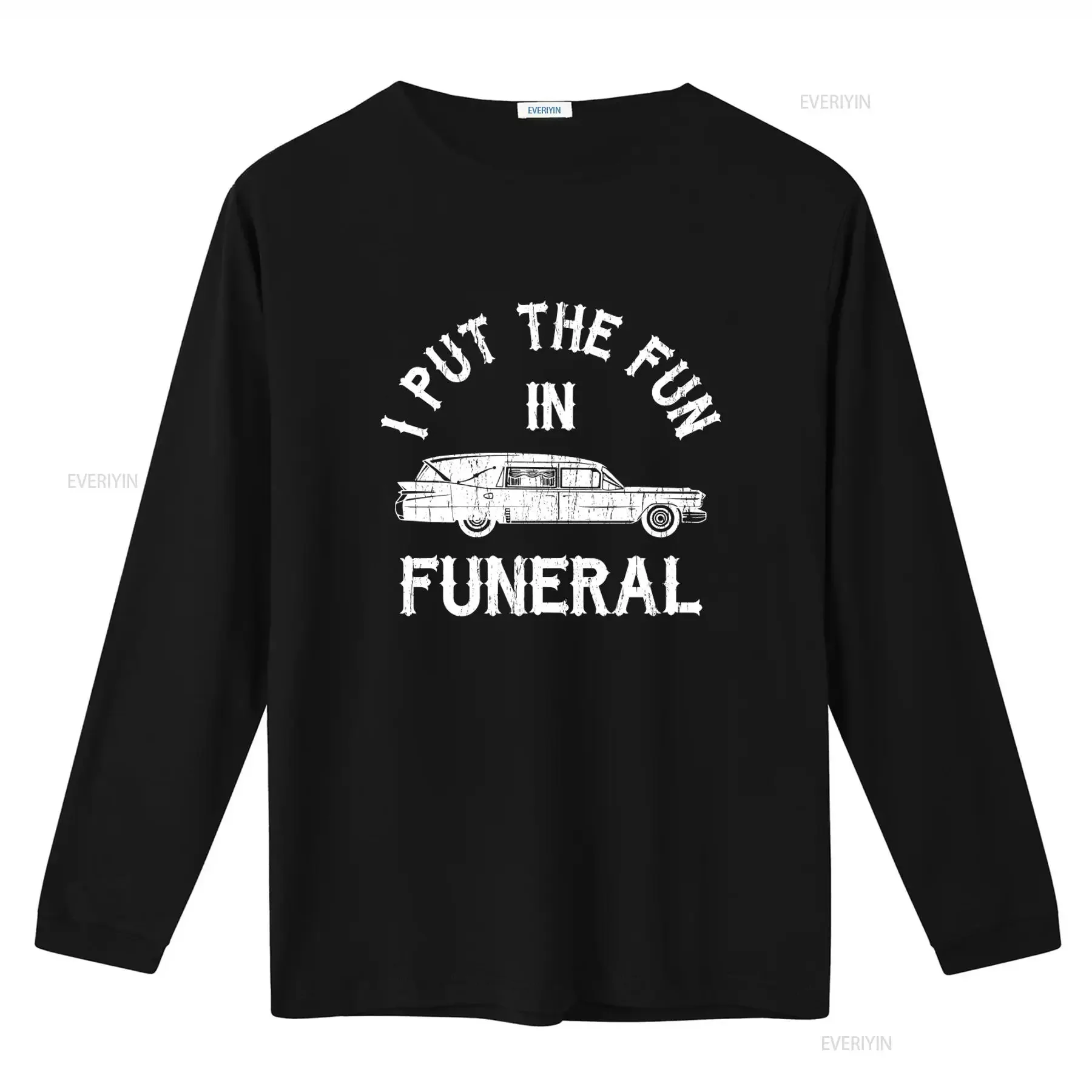 Grimm Reaper T Shirt I Put The Fun In Funeral Design Halloween Themed Coffin Hearse s Perfect for Drinking Events vintage