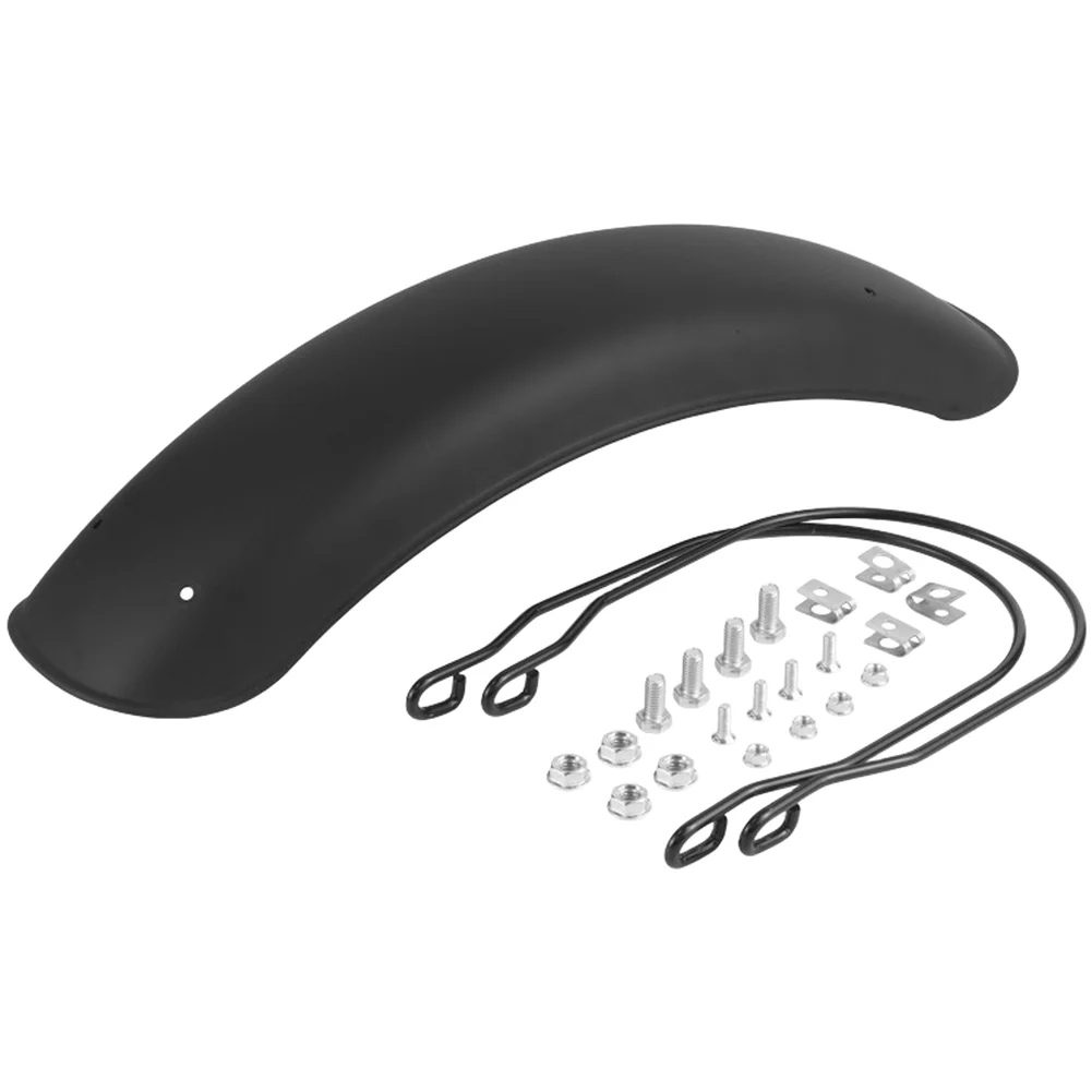 

Motorcycle Front Fender Protector - Black Alloy Material - Fits For Honda For Suzuki and Other Models 44.5x11x22cm