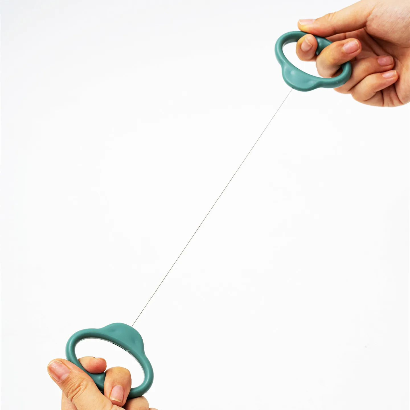 Plastic Handled Clay Cutting Wire Pottery Tool for Precise Clay Division Handmade Ceramics Beginner-Friendly Steel Craft Supplie