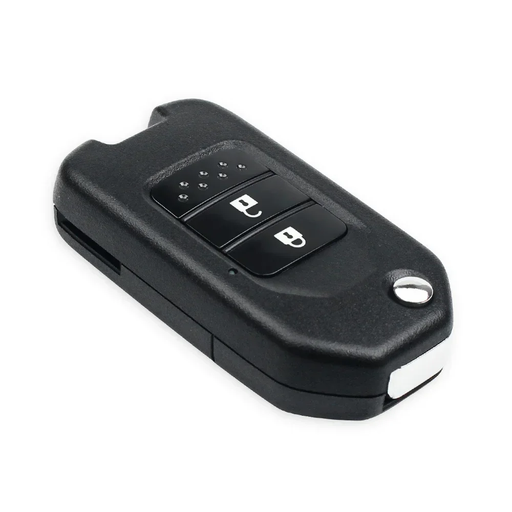 KiTi For KEYYOU For Honda FIT XRV VEZEL CITY JAZZ CIVIC HRV 2/3 Buttons Folding Key Case Fob Upgrade