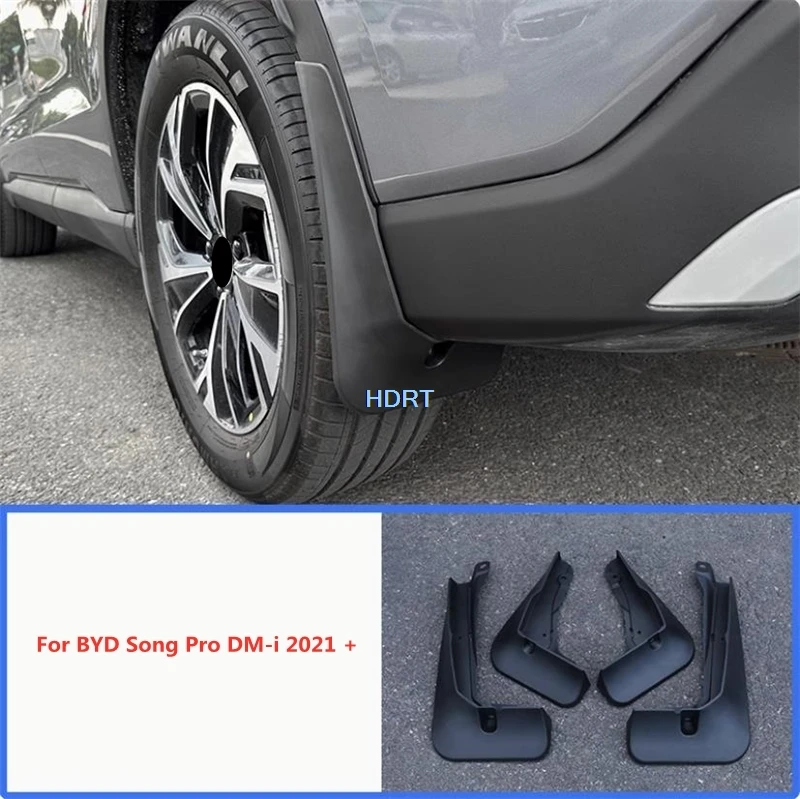 

Car Style Front And Rear Mud Flap Mudflap Plate For BYD Song Pro DM-i 2021 + Mudguard Splash Guard Fender Cover Auto Accessories