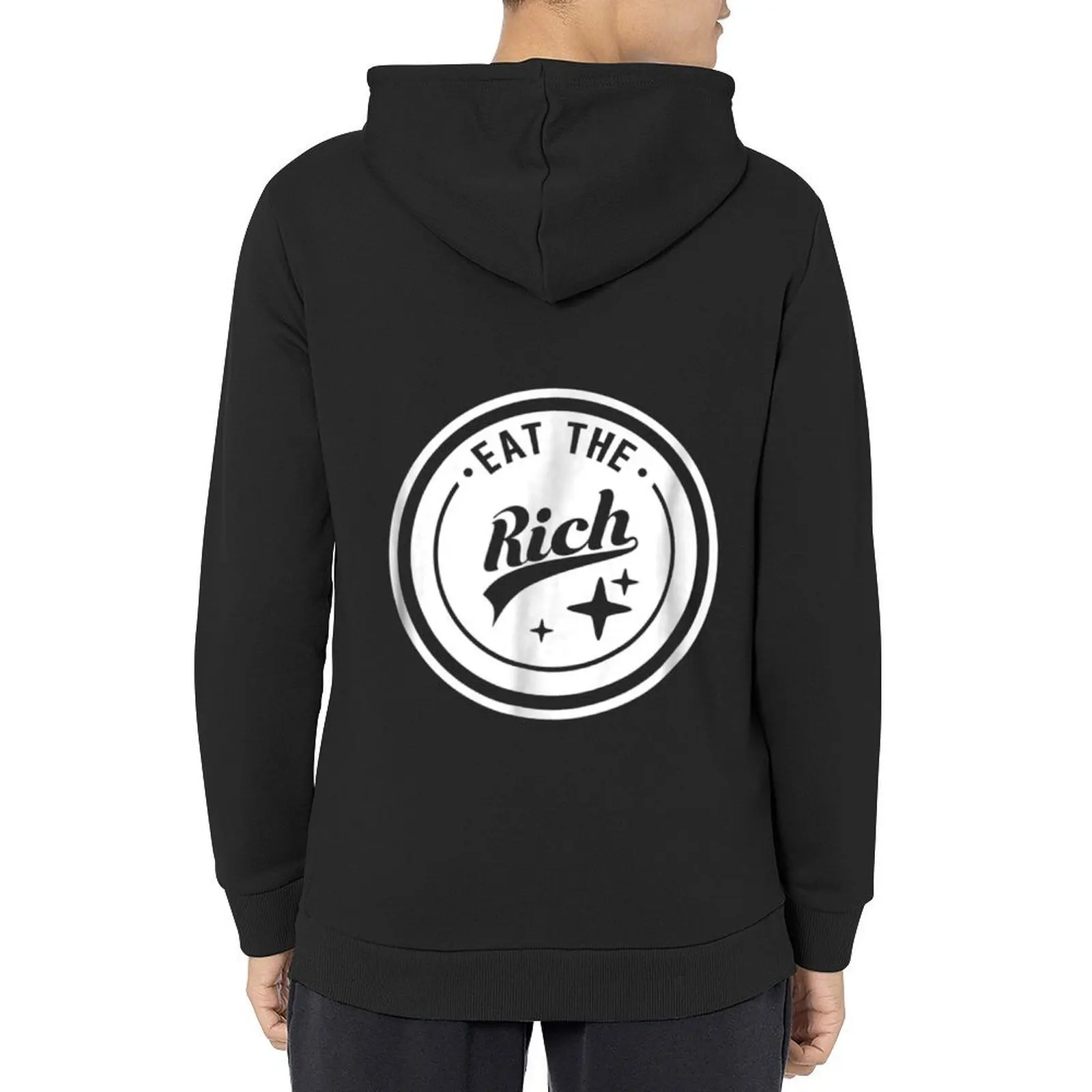 

Satire Eat The Rich Hoodie men wear mens clothing mens designer clothes aesthetic clothing men's hoodies