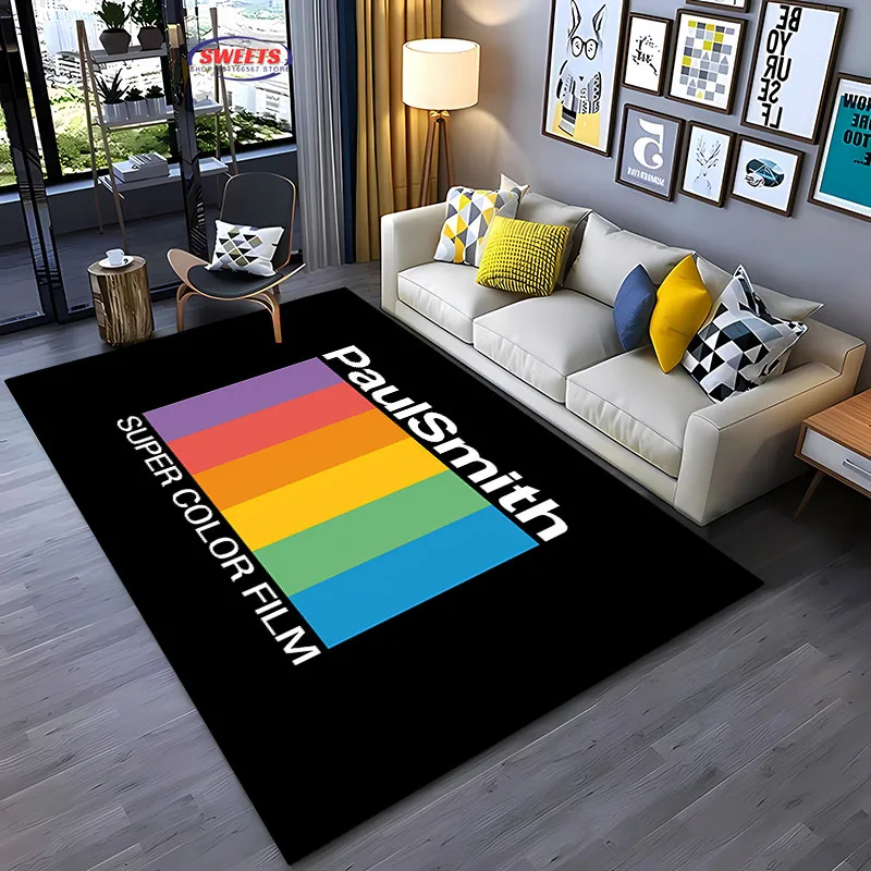 Fashion Trend P-paul Smith Carpet 3D HD Printed for Living Room Bedroom Mat Sofa Doormat Floor Rug Anti-slip Decor Alfombra Gift