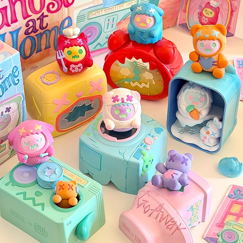 

Коллекционная фигурка-сюрприз Shinwoo Ghost At Home Series: Игрушка-сюрприз, фигурка медведя, декор, подарок-сюрприз