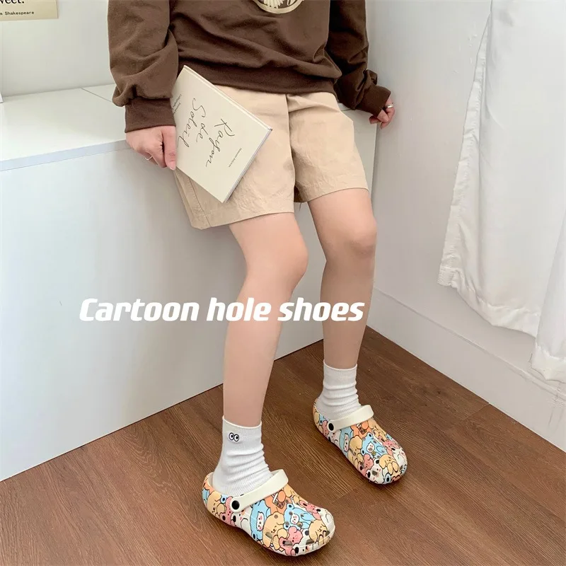 Summer Printed Garden Shoes Non-slip Doctor Clogs Non-slip Nurse Clogs Surgical Shoes Casual Beach Womens Work Slippers