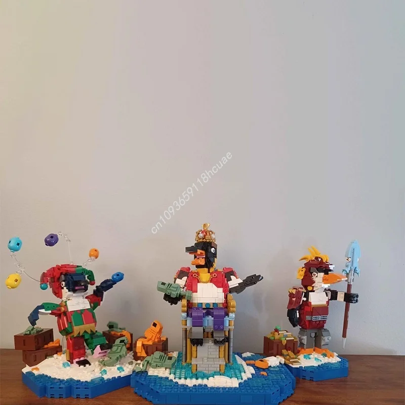 535pcs MOC The King Penguin S Royal Guard Model Building Blocks Architecture Christmas Gifts Assemble DIY Toys Brick Birthday