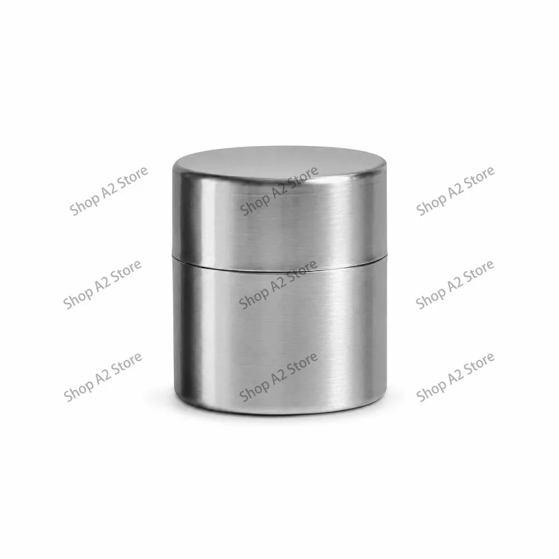 Scraper Shaker Style Stainless Steel Matcha Sifter Can, Built-in Mesh Sieve, Matcha Powder Storage Container