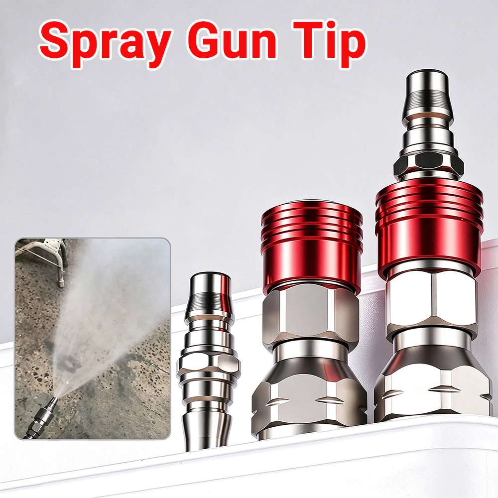 High Pressure Airless Paint Sprayer Nozzle 517-625 Quick Connect Coupling Stainless Steel Universal Replacement Connector