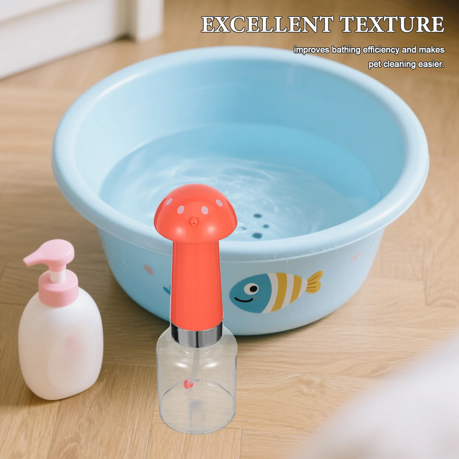 آلة رغوة حمام الحيوانات الأليفة الكهربائية الكلب القط موزع شامبو رغوة سريعة لطيف الجلد الحساسة المحمولة منخفضة الضوضاء الفطر