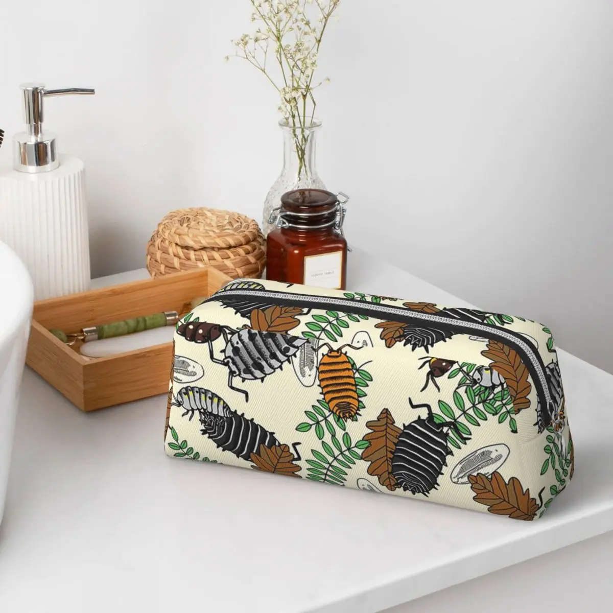 Isopods Insect Animal Pattern (6) Pencil Cases for Student School Pen Box Pencil Bag Pencil Pouch Pen Holder