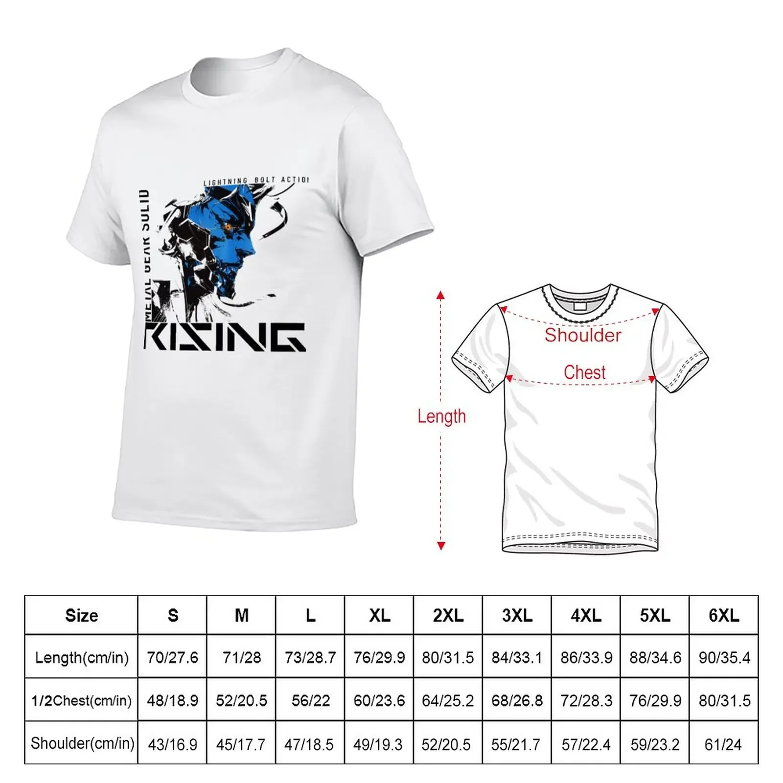 RAIDEN T-Shirt kawaii clothes korean fashion Short sleeve tee men t shirts