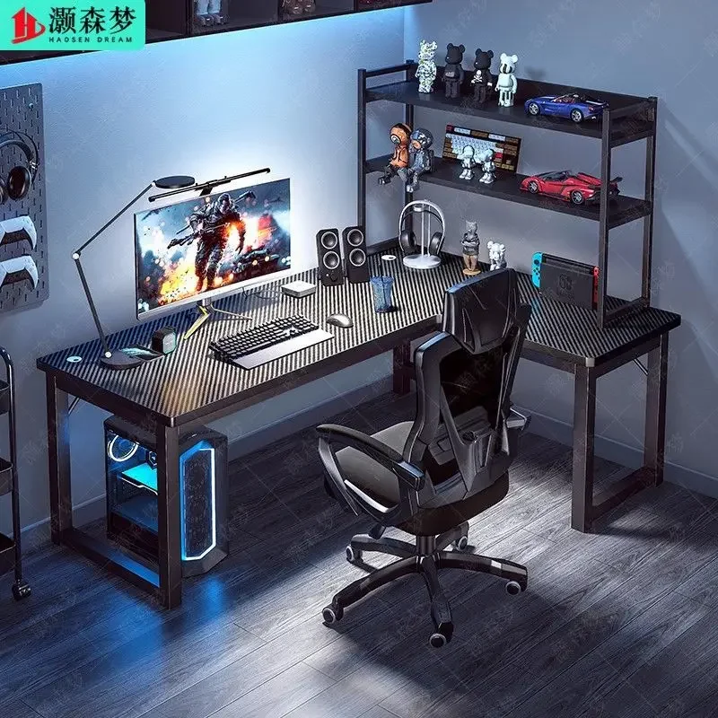 Corner L-shaped Computer Desk Desktop Household Double E-sports Table Simple Desk Student Writing Desk