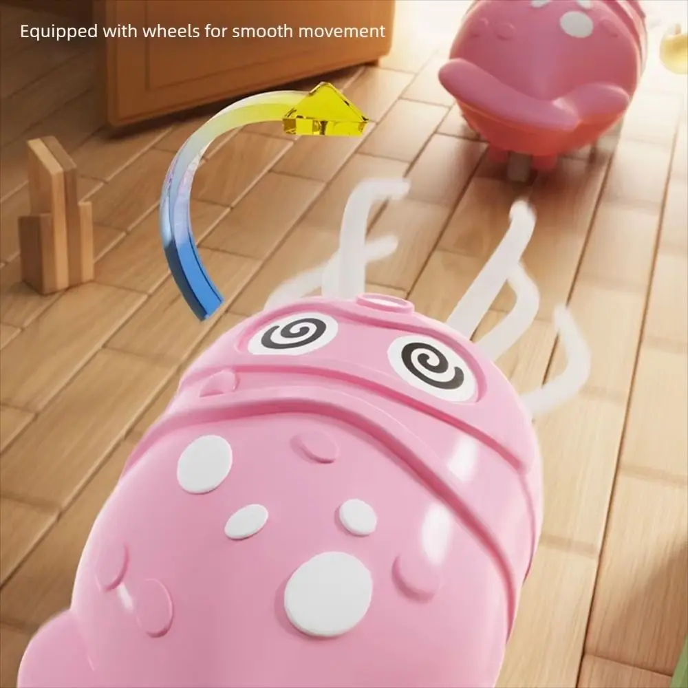 플라스틱 전기 춤추는 문어 장난감, 조명 포함, 시뮬레이션 기어다니기, 인터랙티브 문어 장난감, 인터랙티브 공예 장식