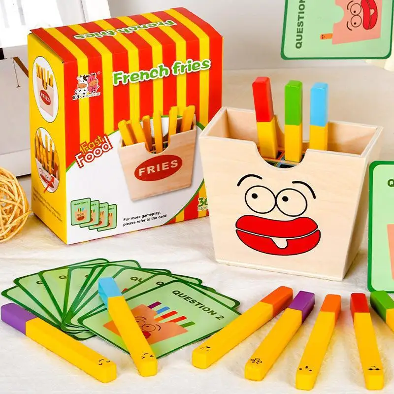 Montessori Toys Wooden Burger Sandwiches Wooden Stacking Toys Play With Toddlers And Preschool Educational Toys For Children