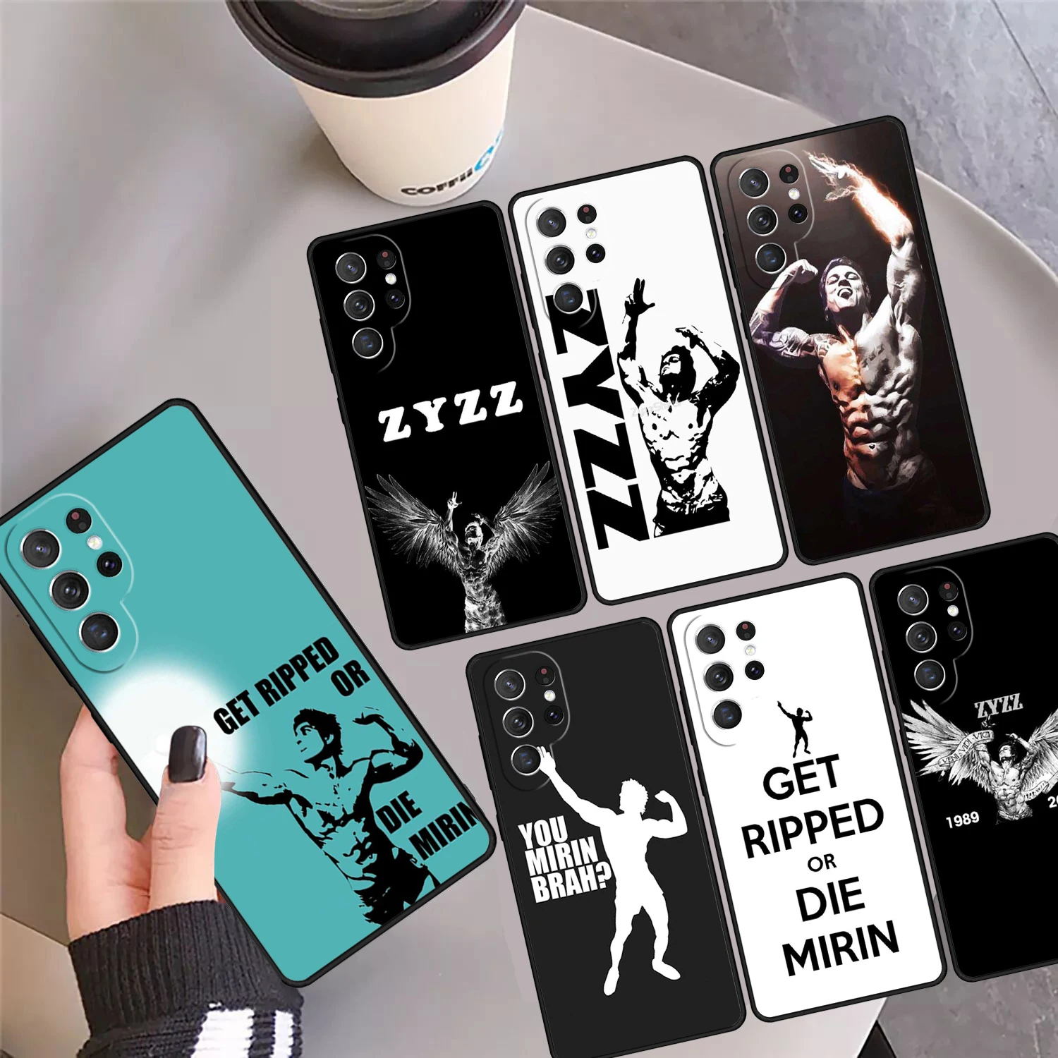 

Чехол для телефона Zyzz Aziza Shavershian Fitness для Samsung Galaxy S24 S25 Ultra S23 S22 Plus S21fe Lite S20 Note 10 20 Pro