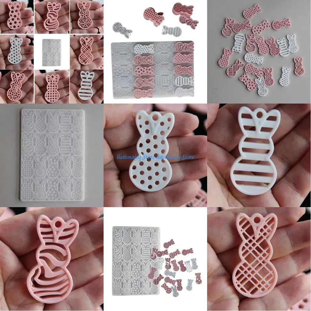 573b ملحق قالب السيليكون القوي العملي لحاملي شمعة الأرانب المحمولة للهدايا المصنوعة يدويًا واللكنة المنزلية #1