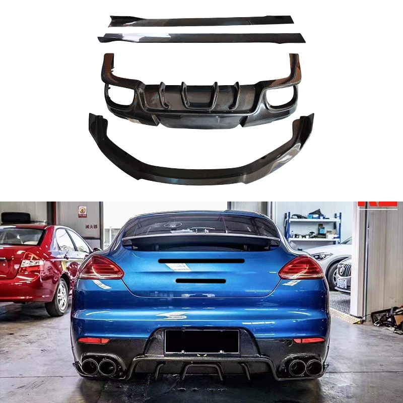 

Classic Car Restomod Body Kits-2016 Carbon Body Kit Front / Bumper Lower Deflector Side Skirt Fog Light Bolt-On Retrofit/Upgra