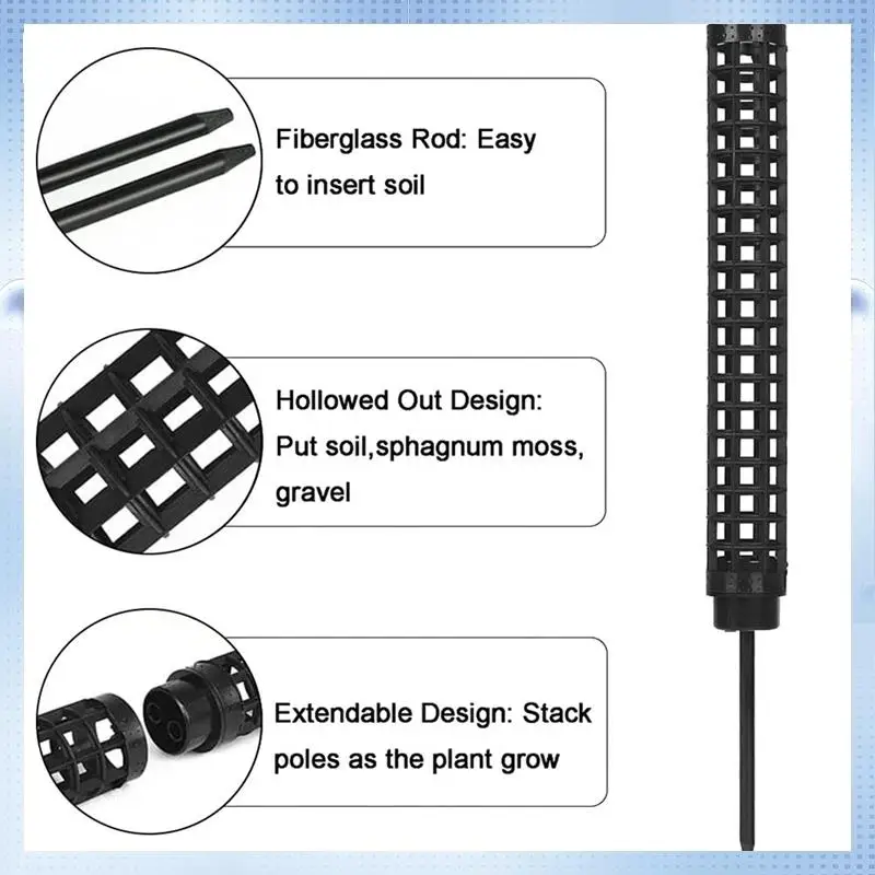

AD-6 Pieces Plant Stake Indoor Plants Coconut, Plant Stake, Moss Pole, Climbing Aid