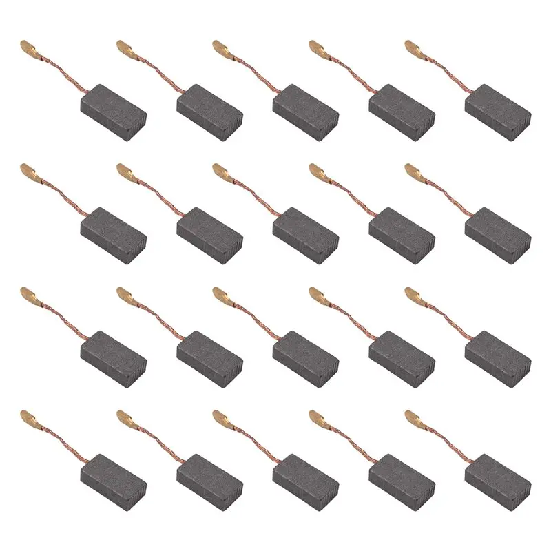 Carbon Brush 20Pcs Replaceable Great Conductive Carbon Brush For Electric Motor Drill 100 5816Mm-[A04I Tools]