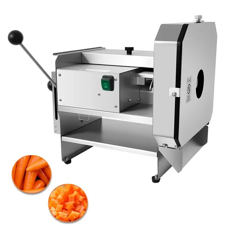 Commercial Stainless Steel Vegetable Cutter 3 in 1 Electric Slicer Dicer 200W Heavy Duty Food Processor for Restaurant