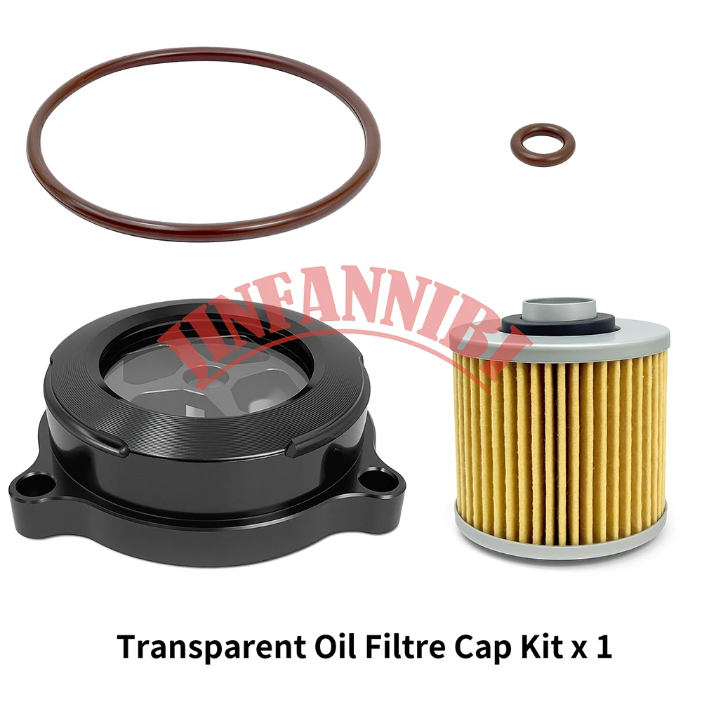 

Black Oil Filter Cover Cap & Seal Kit For Yamaha Raptor 700R 2009, 2011-2026