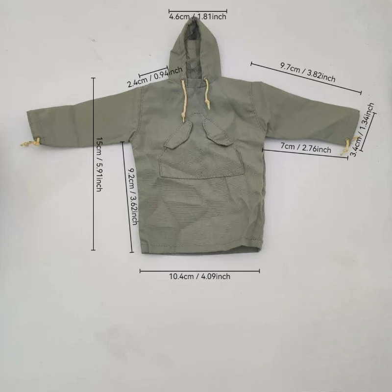 Escala 1/6 américa militar verde montanha blusa blusa roupas soltas acessórios modelo para figuras de 12 espaços corpo
