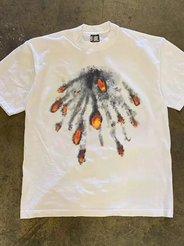 

Футболка унисекс из плотного хлопка 260 г, приталенная, с коротким рукавом, в американском ретро-стиле, с двойной строчкой, свободного кроя, летняя