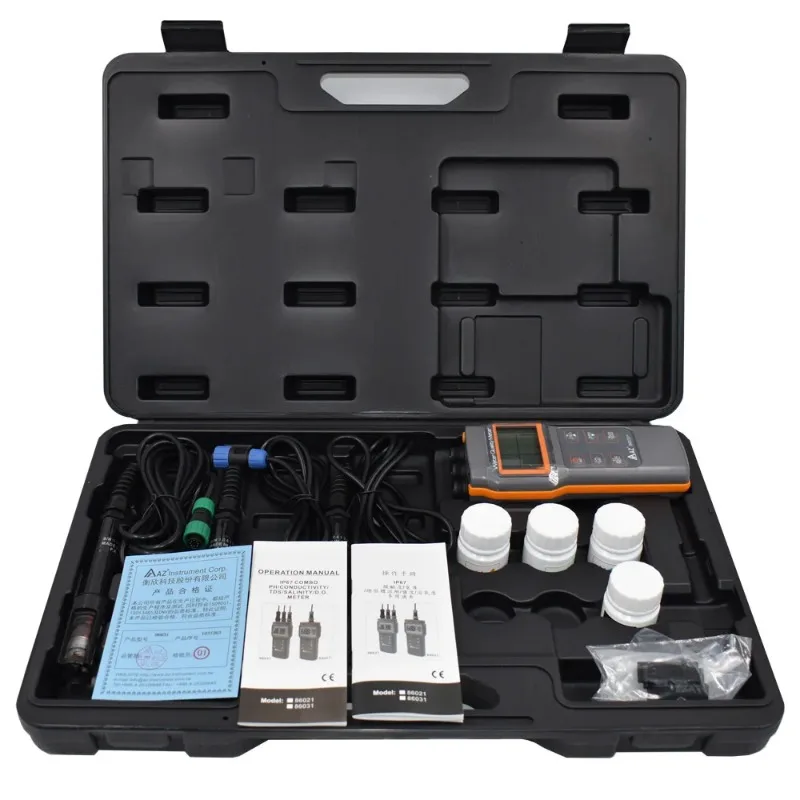 AZ86031 Water Quality Meter AZ-86031 Dissolved Oxygen PH Conductivity Salinity Temperature Tester