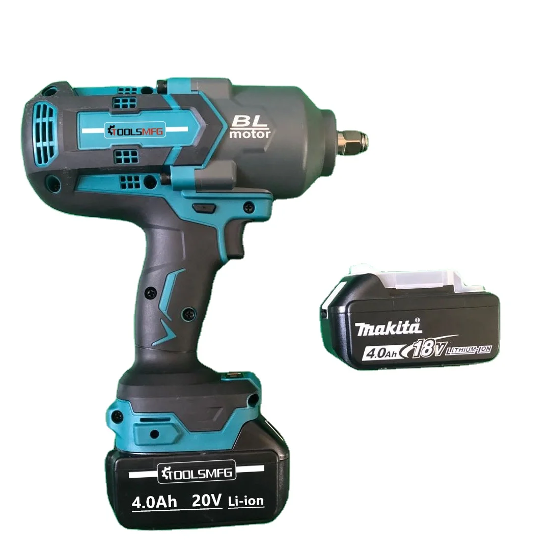 High Torque 650nm  Brushless Motor Drive M14-M30 Cordless Electric Automatic 18V Impact Wrench