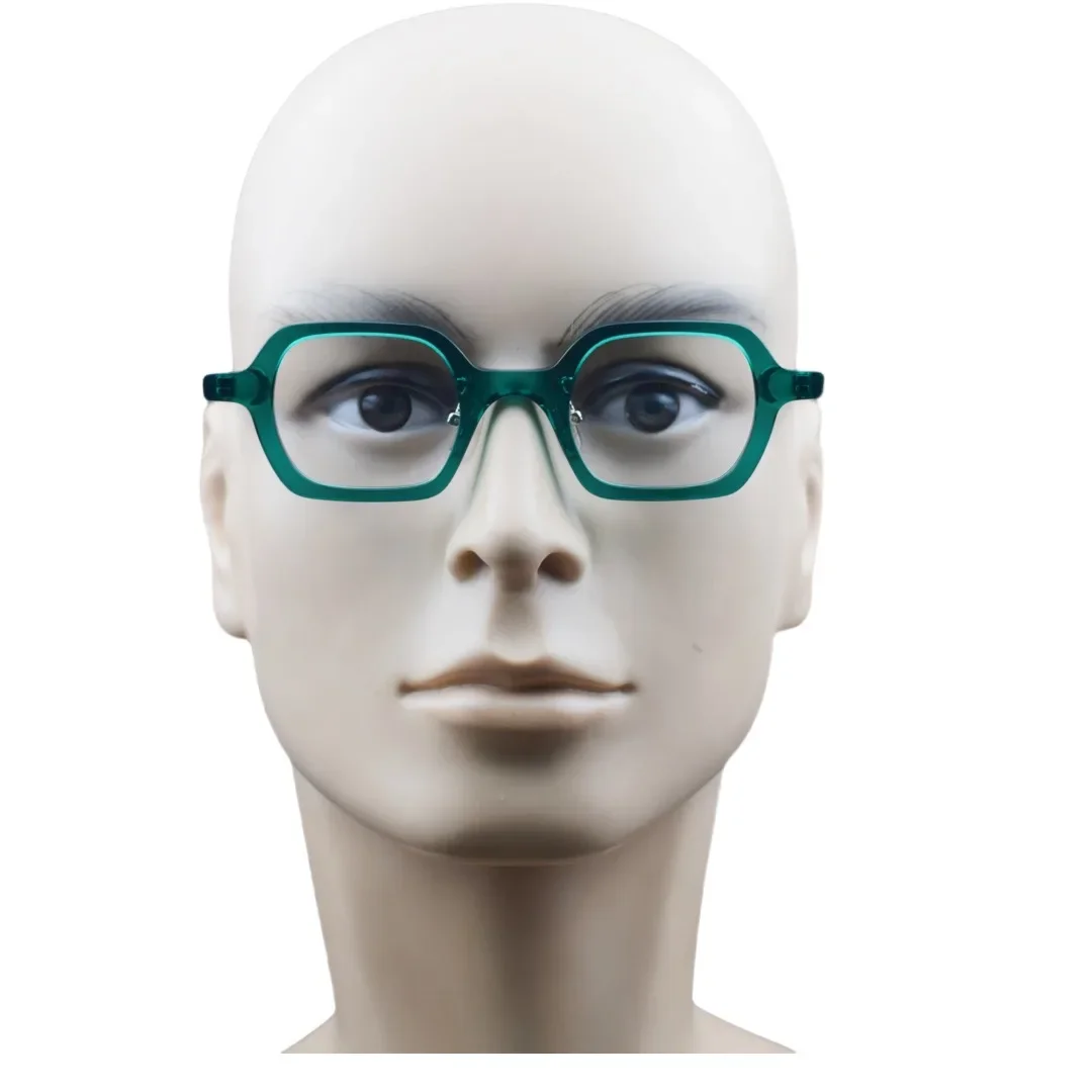 

Acetate Square Prescription Glasses Photochromic/ Myopia/Hyperopia/Progressive Eyeglasses Unisex