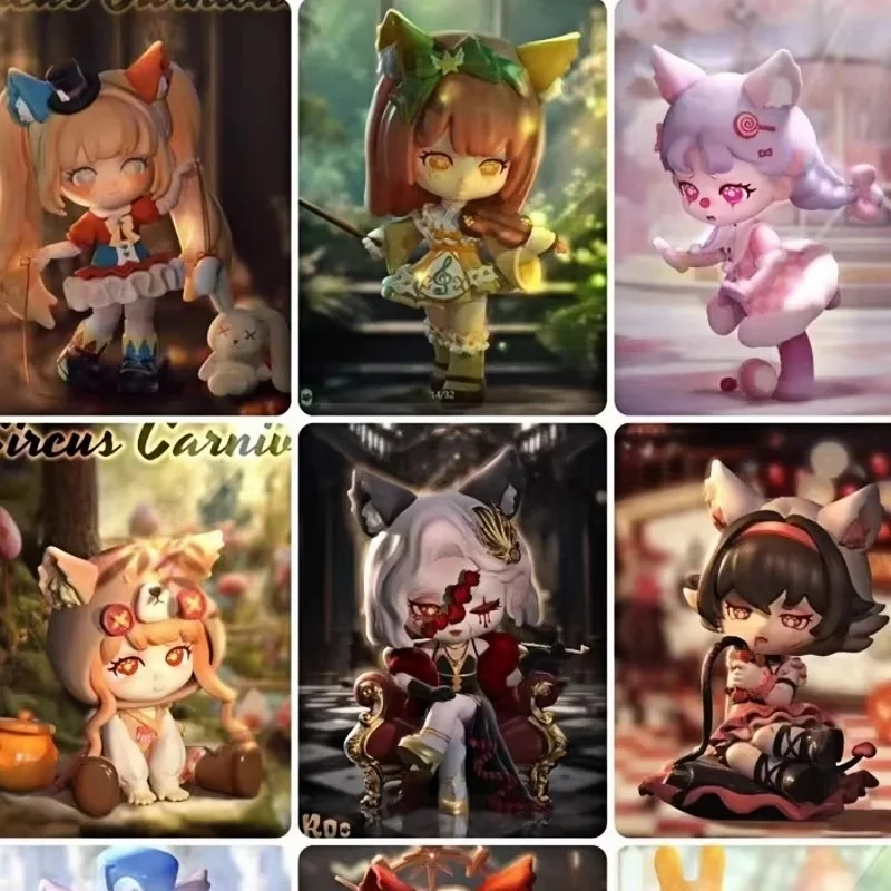 

Genuine In Stock Miroo Circus Carnival Series Blind Box Little Fox Ornament Desktop Decoration Trendy Item Girl Birthday Gift
